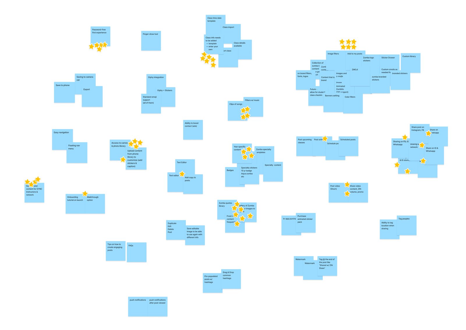 Affinity mapping & voting — Sprint Day 1