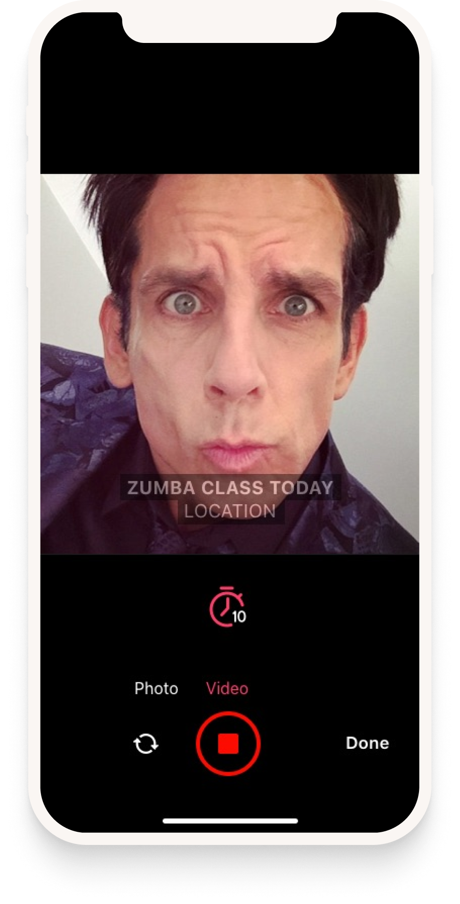 Background selector, video — screen 2