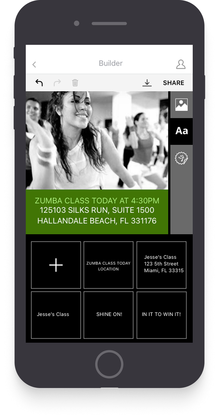 Builder wireframe v3 — screen 2